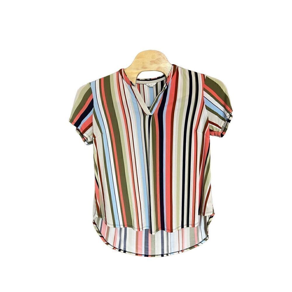 Est. 1946 14/16W Striped Blouse